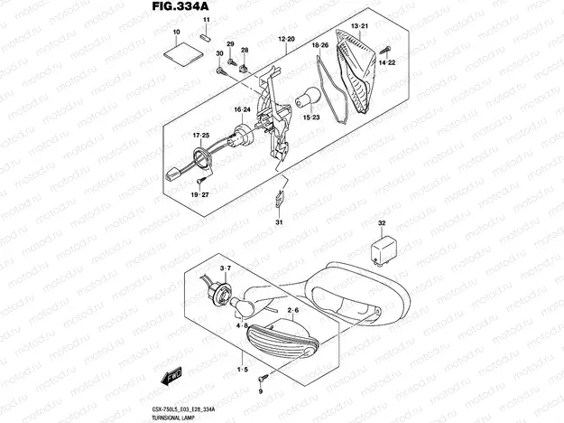 334A - TURNSIGNAL LAMP