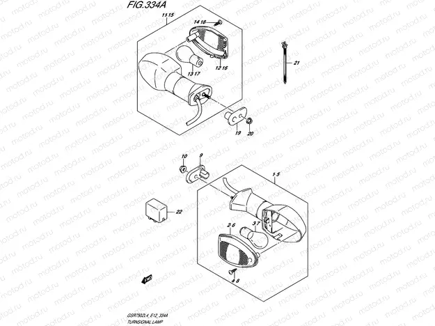 334A - TURNSIGNAL LAMP