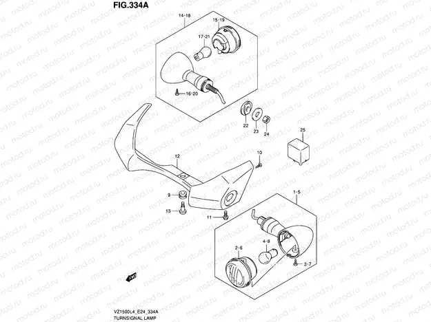 334A - TURNSIGNAL LAMP