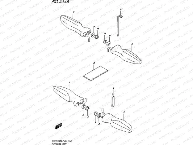 334B - TURNSIGNAL LAMP