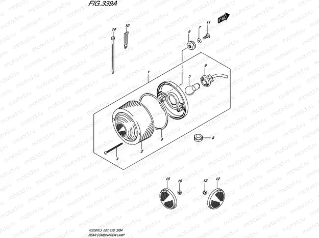 339A - REAR COMBINATION LAMP