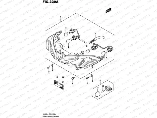 339A - REAR COMBINATION LAMP