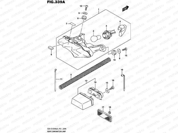 339A - REAR COMBINATION LAMP