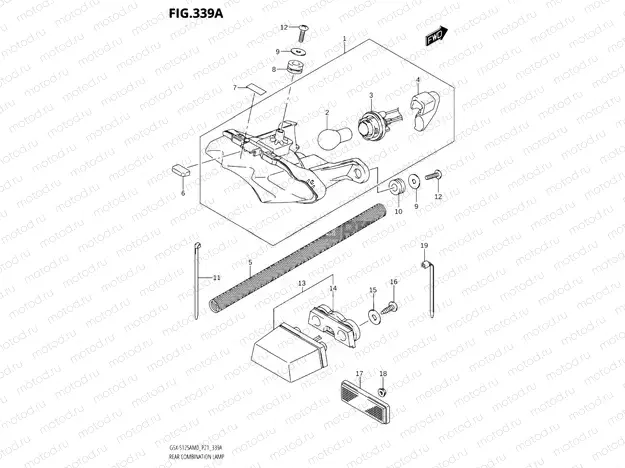 339A - REAR COMBINATION LAMP