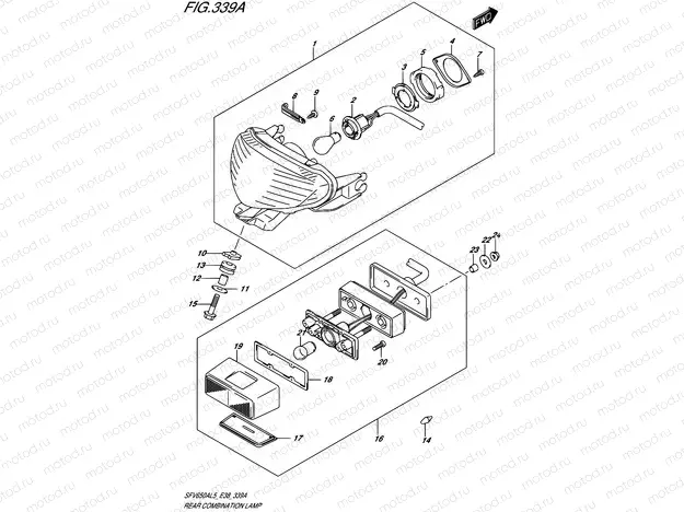 339A - REAR COMBINATION LAMP