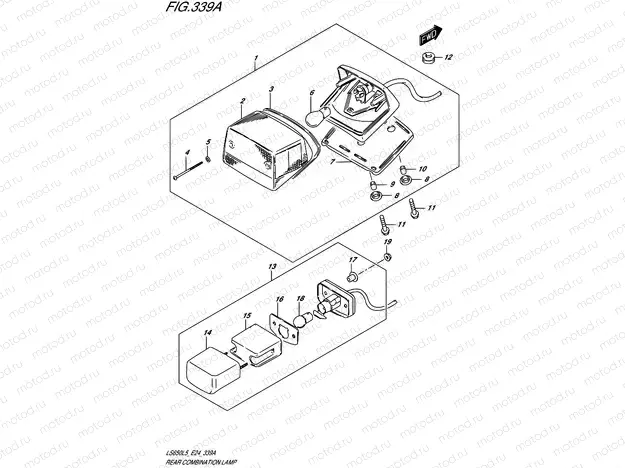339A - REAR COMBINATION LAMP