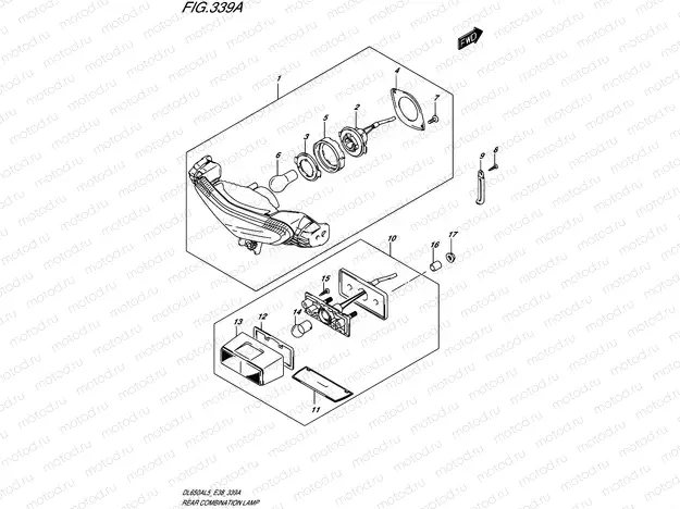 339A - REAR COMBINATION LAMP