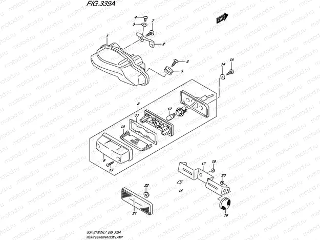 339A - REAR COMBINATION LAMP