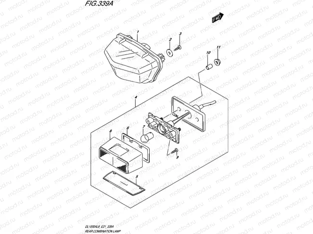 339A - REAR COMBINATION LAMP