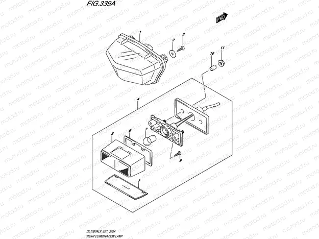 339A - REAR COMBINATION LAMP