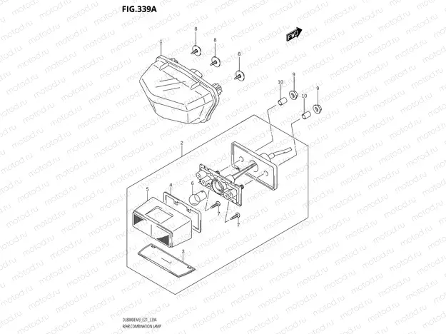 339A - REAR COMBINATION LAMP