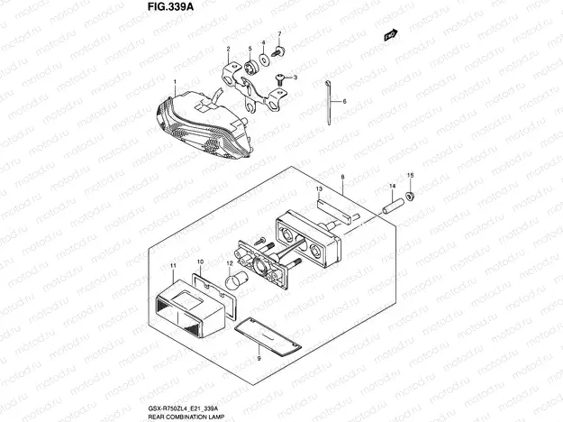 339A - REAR COMBINATION LAMP