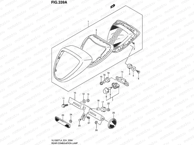 339A - REAR COMBINATION LAMP