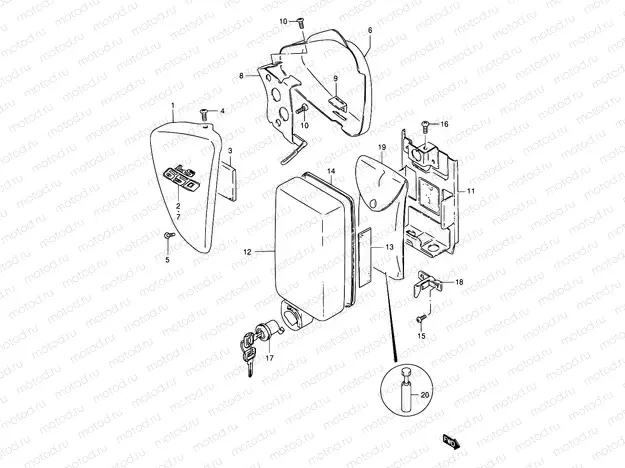 33A - FRAME COVER (MODEL W/X)