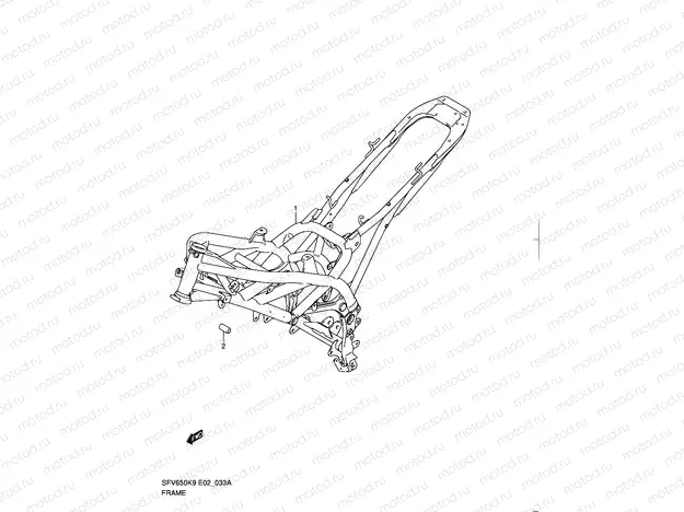 33A - FRAME (MODEL L0)