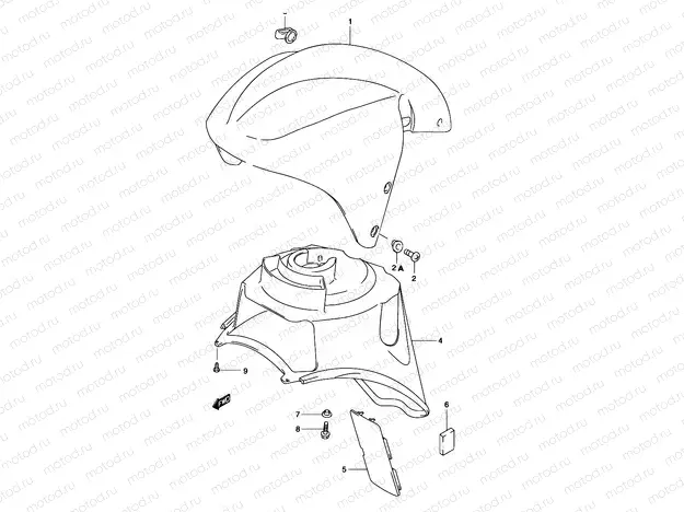 33A - FRONT FENDER (MODEL K2)
