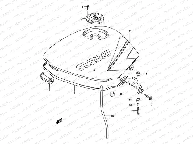 33A - FUEL TANK (MODEL M)