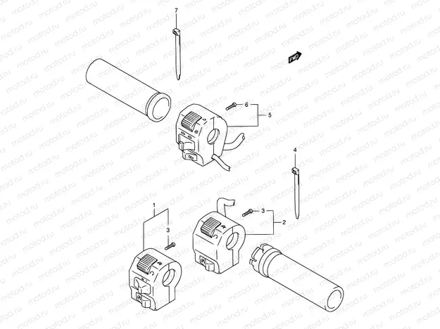 33A - HANDLE SWITCH (MODEL K3)