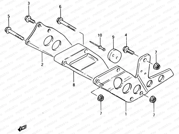 34 - CHAIN GUIDE (MODEL E)