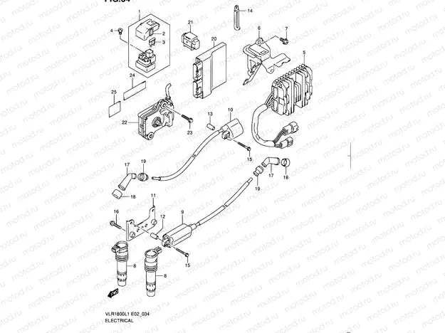 34 - ELECTRICAL (VLR1800TL1 E19)