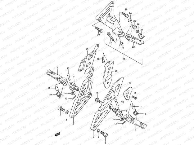 34 - FOOTREST