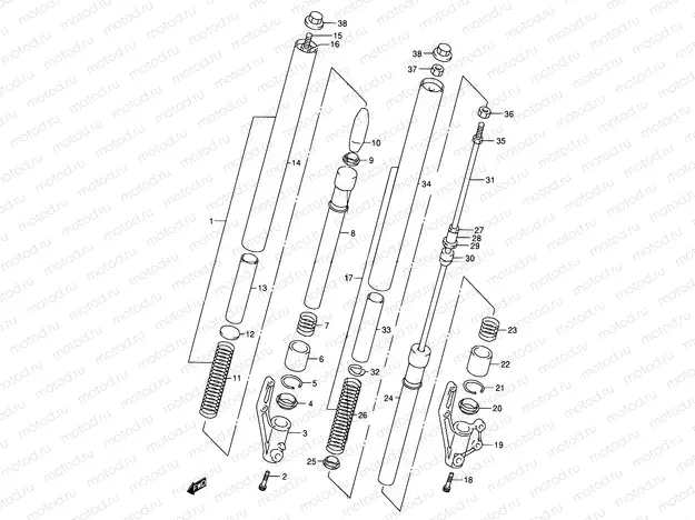 34 - FRONT DAMPER