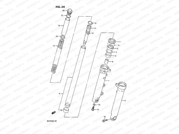 34 - FRONT DAMPER