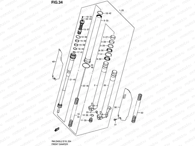 34 - FRONT DAMPER