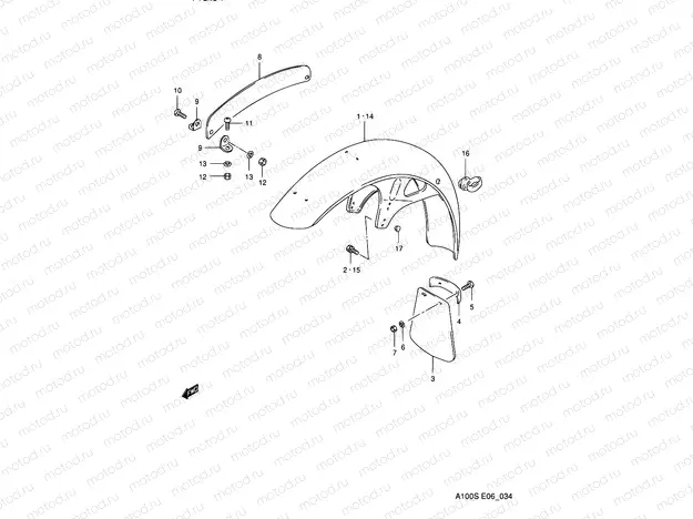 34 - FRONT FENDER