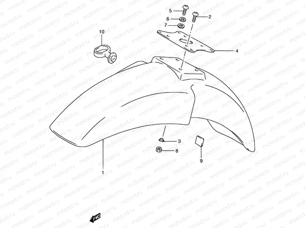 34 - FRONT FENDER