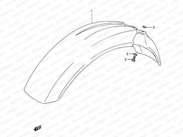 34 - FRONT FENDER
