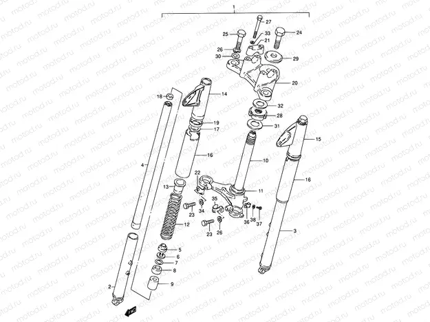 34 - FRONT FORK