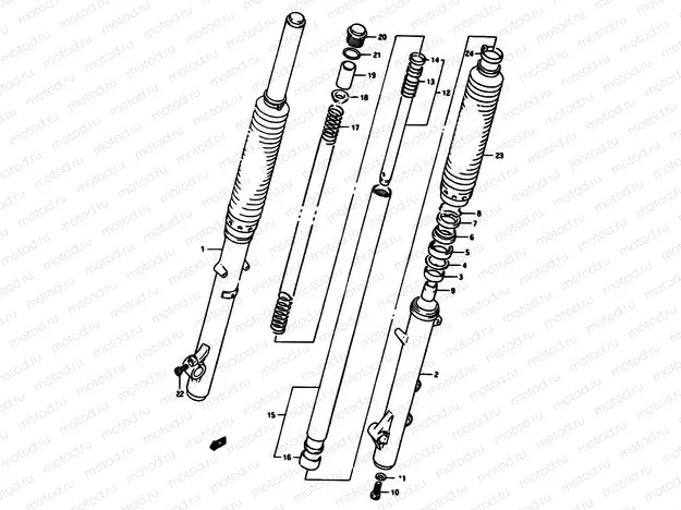 34 - FRONT FORK