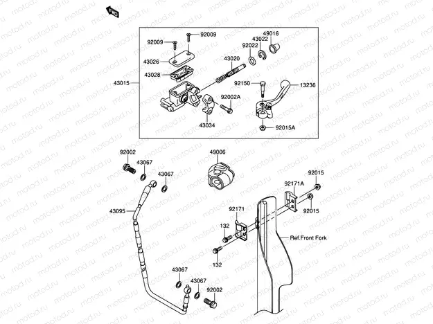 34 - FRONT MASTER CYLINDER