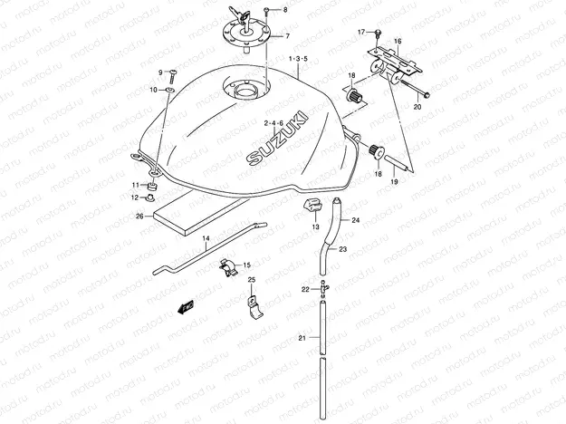 34 - FUEL TANK (MODEL X/Y)