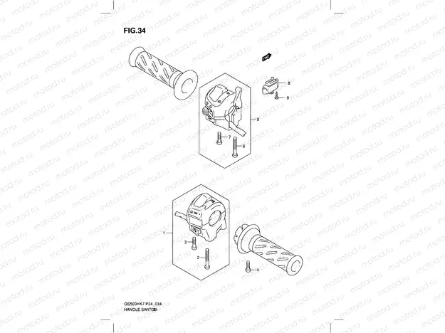 34 - HANDLE SWITCH