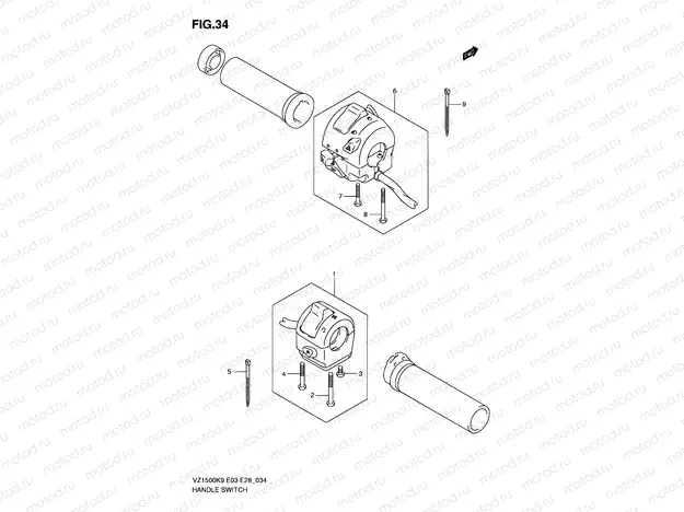 34 - HANDLE SWITCH