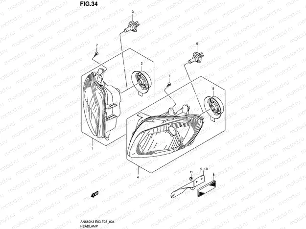 34 - HEADLAMP