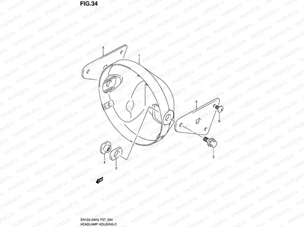 34 - HEADLAMP HOUSING
