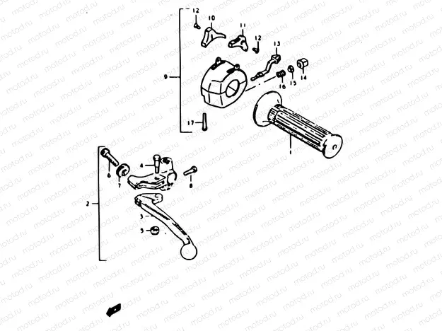 34 - LEFT HANDLE SWITCH