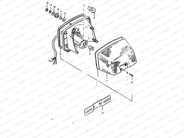 34 - REAR COMBINATION LAMP (E02, E04, E21)