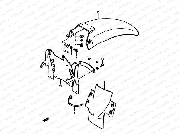 34 - REAR FENDER