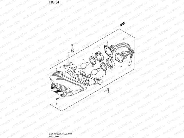 34 - TAIL LAMP