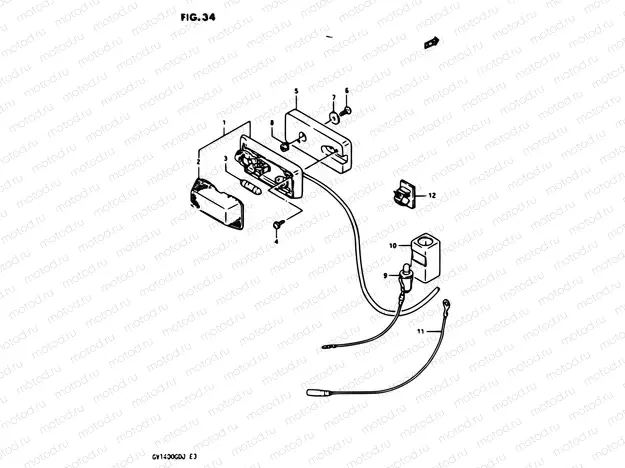 34 - TRUNK LAMP