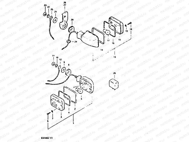 34 - TURN SIGNAL LAMP (E02, E04)