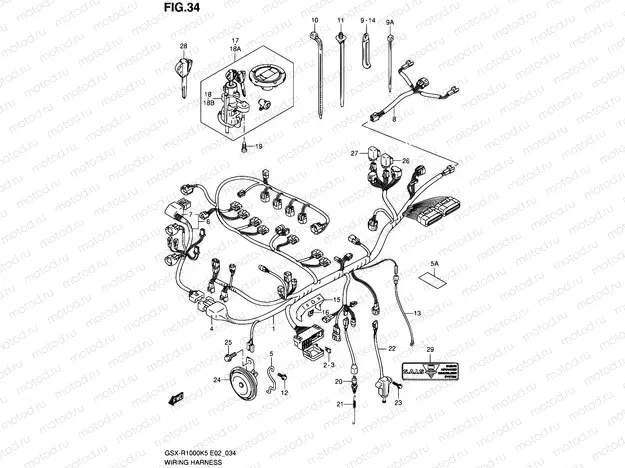 34 - WIRING HARNESS