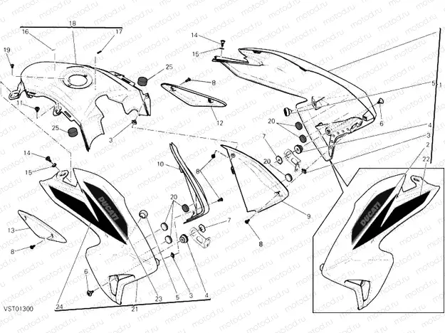 34A - FAIRING (1) » PLASTICS