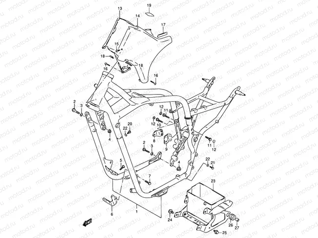34A - FRAME (MODEL V)