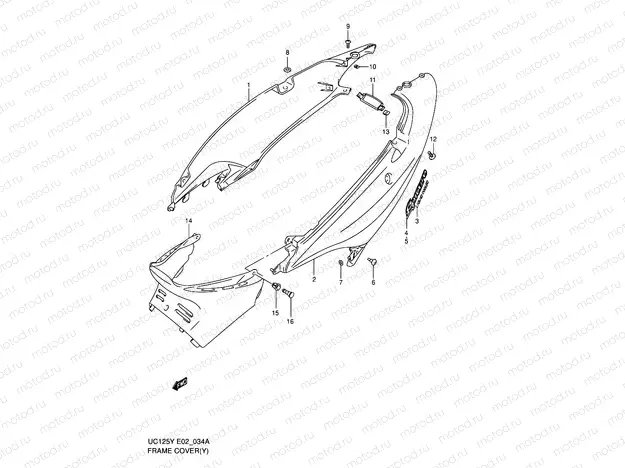 34A - FRONT COVER (MODEL Y/K1)