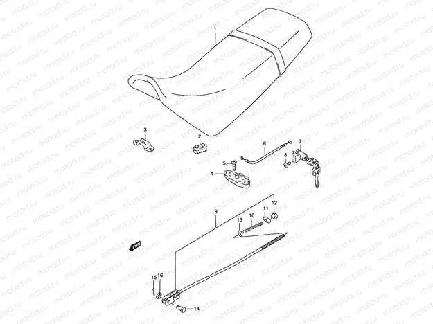 34A - SEAT (MODEL V P09)